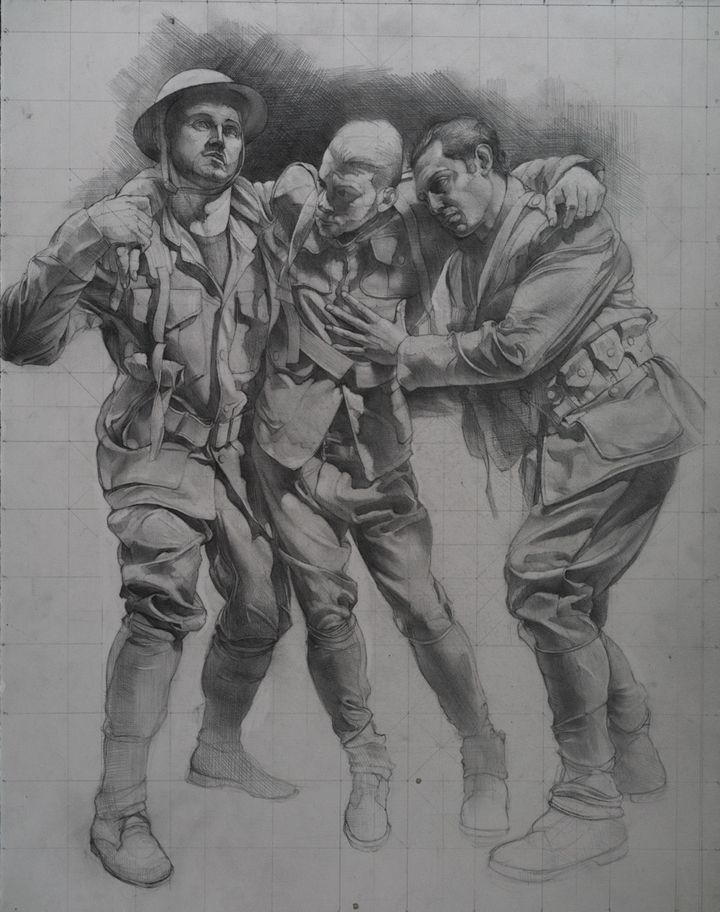 Sketch for World War I Memorial - Sabin Howard