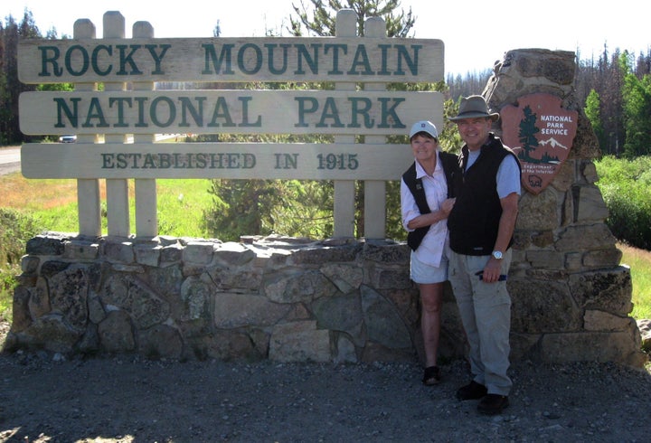 Mike and Donna challenged their friends and family to hike a national park too. The 185 people who accepted the challenge are invited to their celebration in September.