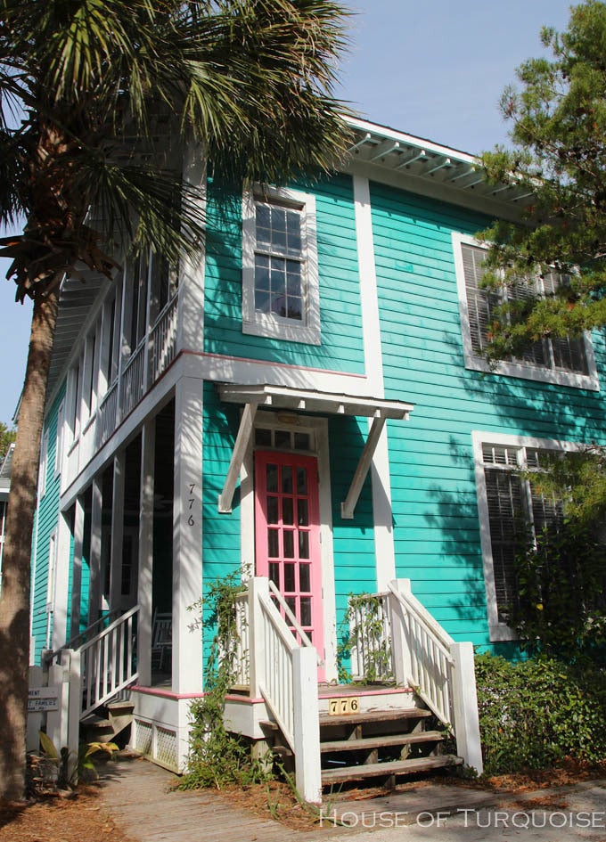 Seaside, Florida is known for it's vibrant colors. 
