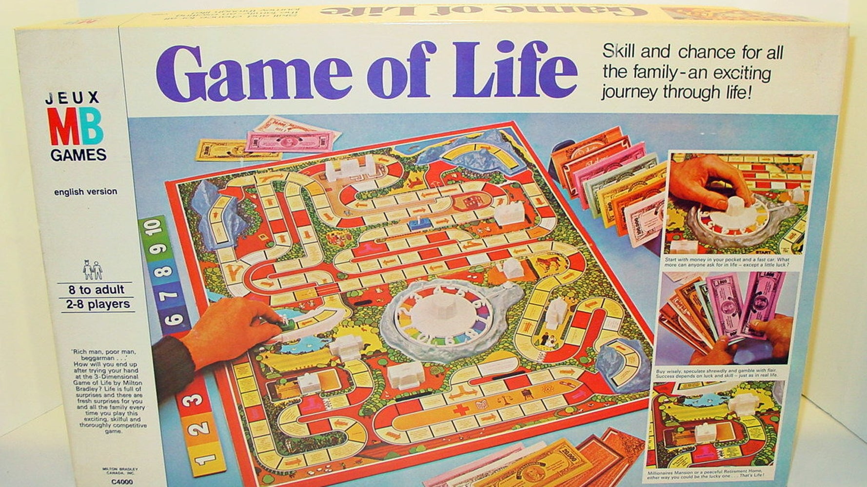 Milton Bradley The Game of Life 