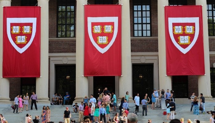 Graduation day at Harvard University