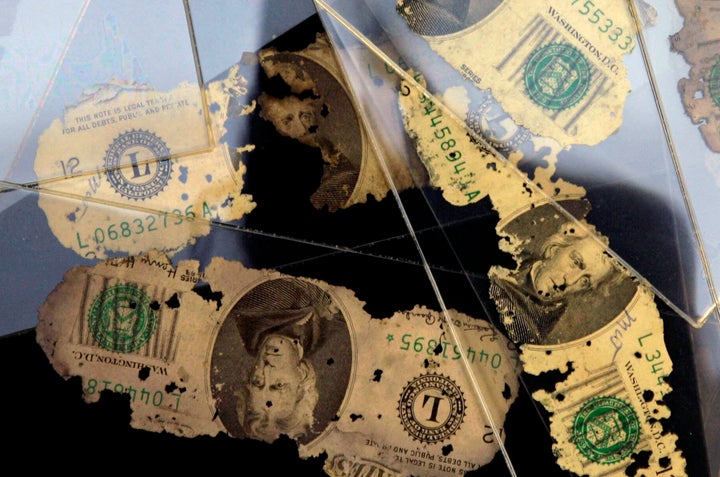 Money found buried along the Columbia River in 1980 linked to the D.B. Cooper case.