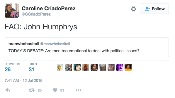 <strong>Prominent feminist campaigners rounded on Humphrys</strong>