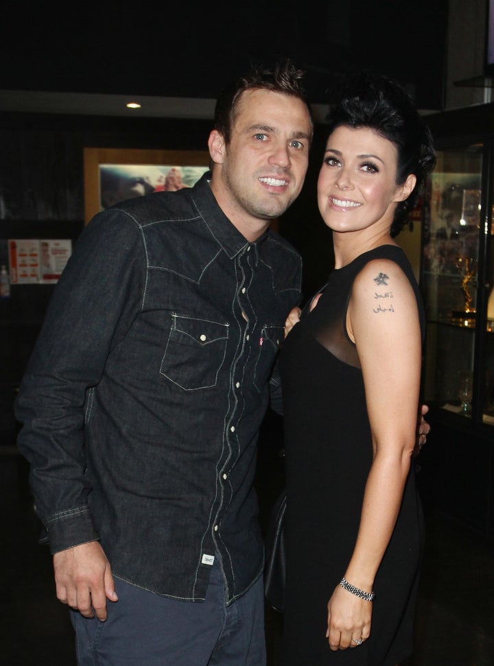 Jamie was previously married to Kym Marsh