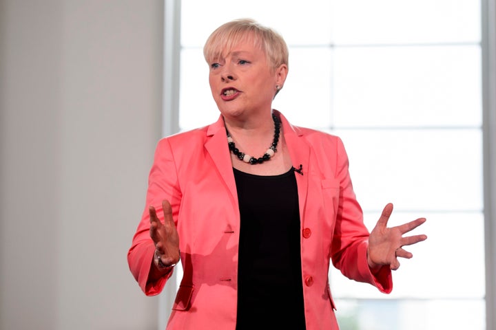 <strong>Eagle had been discussing her vision for how to ensure women were paid the same as men when she was asked about crying</strong>