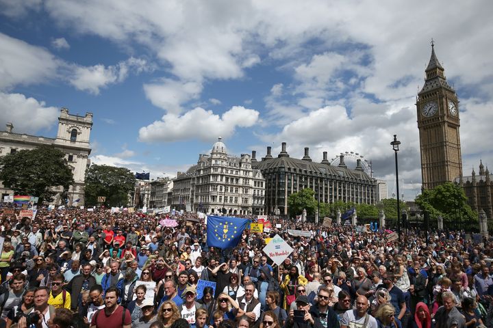 A March for Europe demonstration held in London on July 2 attracted 50,000 people.