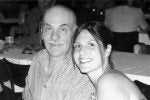 One of my favourite photos of me and my Dad. The quality is not great...but it's so precious to me. 