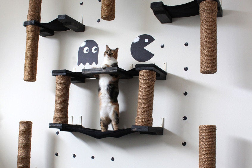mario cat shelves