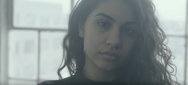 Alessia Cara in her new music video "Scars To Your Beautiful."