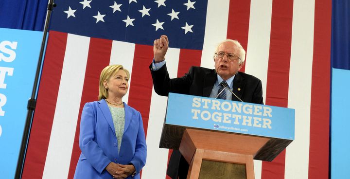 Sen. Bernie Sanders (I-Vt.) endorsed former Secretary of State Hillary Clinton in New Hampshire on Tuesday.