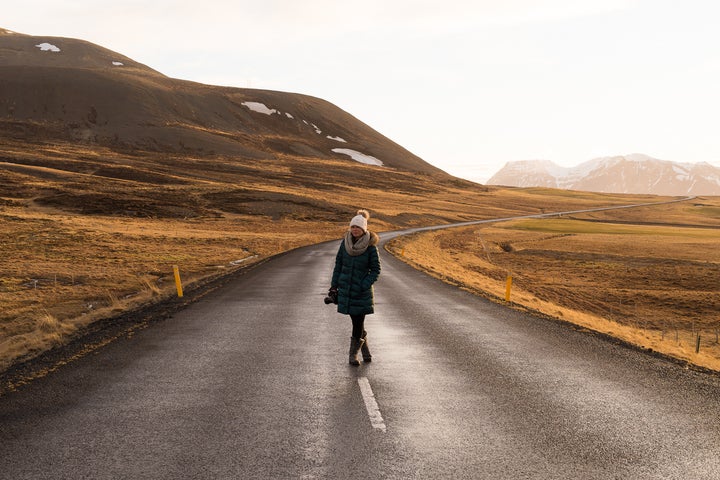 EMPTY ROAD NEAR KIRKJUFELL