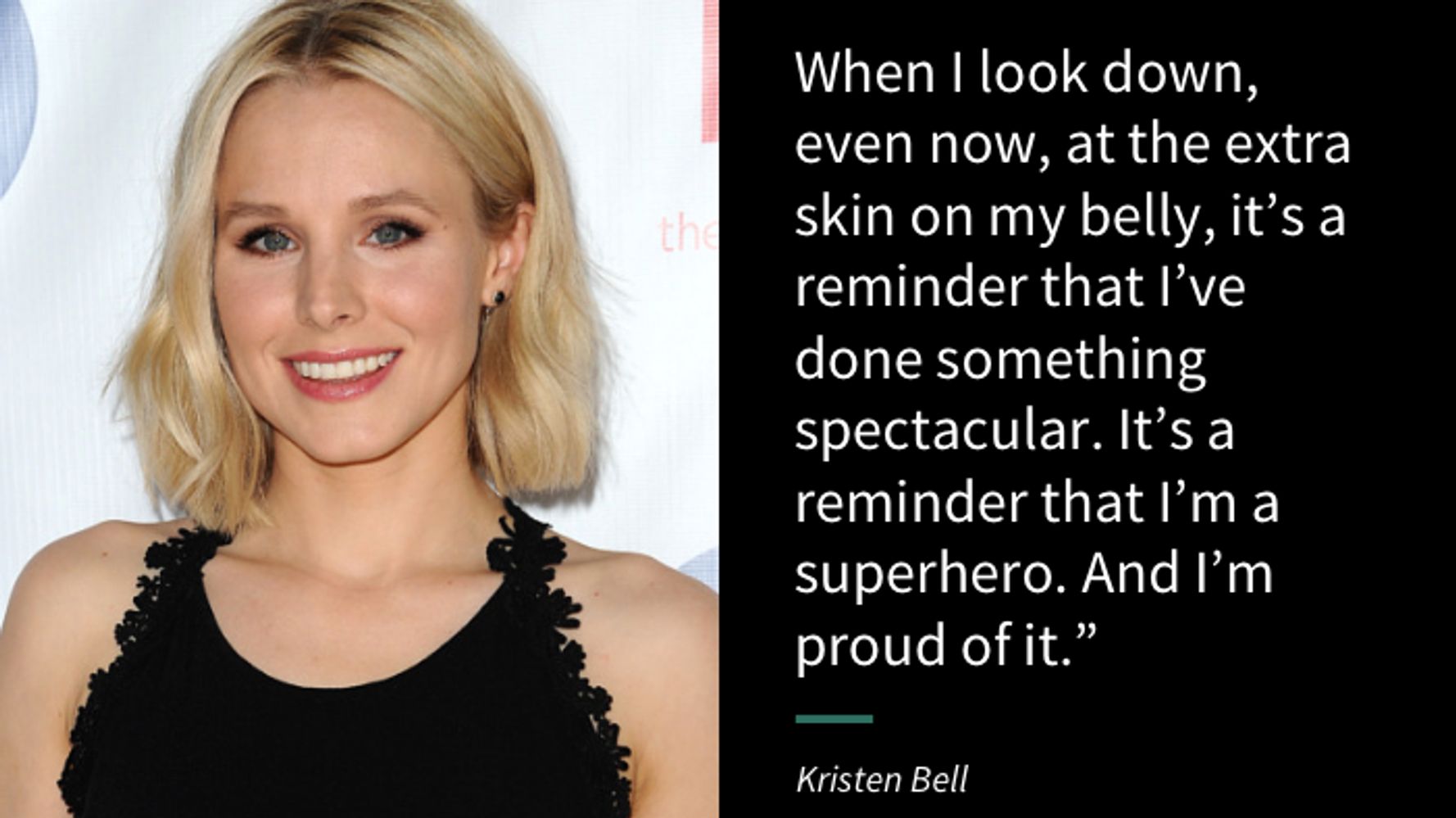 Kristen Bell shows off her belly! - Today's Parent