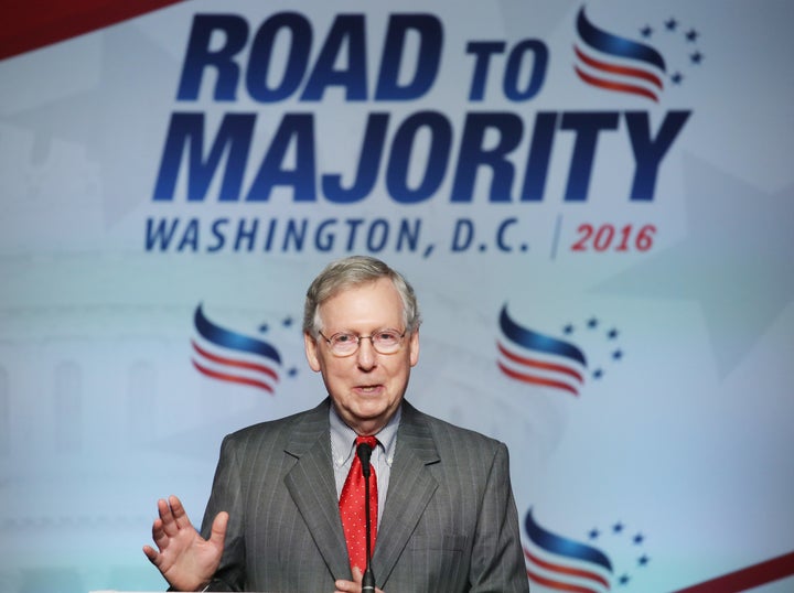 Senate Majority Leader Mitch McConnell (R-Ky.) is counting on huge outside spending to help sustain his slim Republican