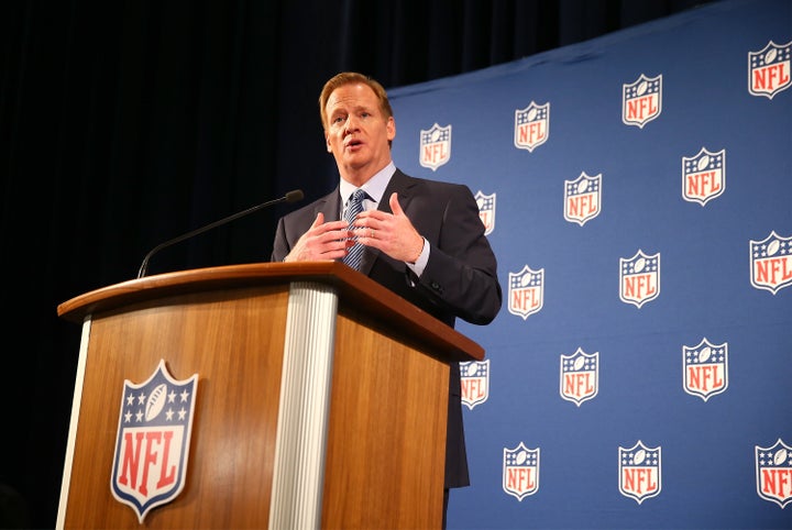 NFL Commissioner Roger Goodell has faced criticism over the league's attitude toward sexual violence. 