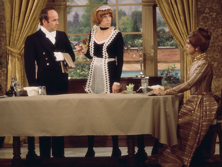 Tim Conway, Carol Burnett and Vicki Lawrence star in a scene from "The Carol Burnett Show."