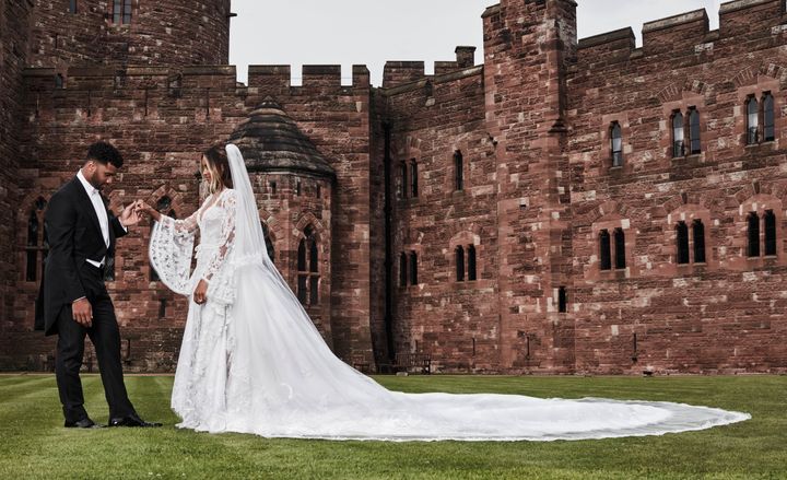 Russell and Ciara wed July 6, 2016 at Peckforton Castle in Chesire, England. 