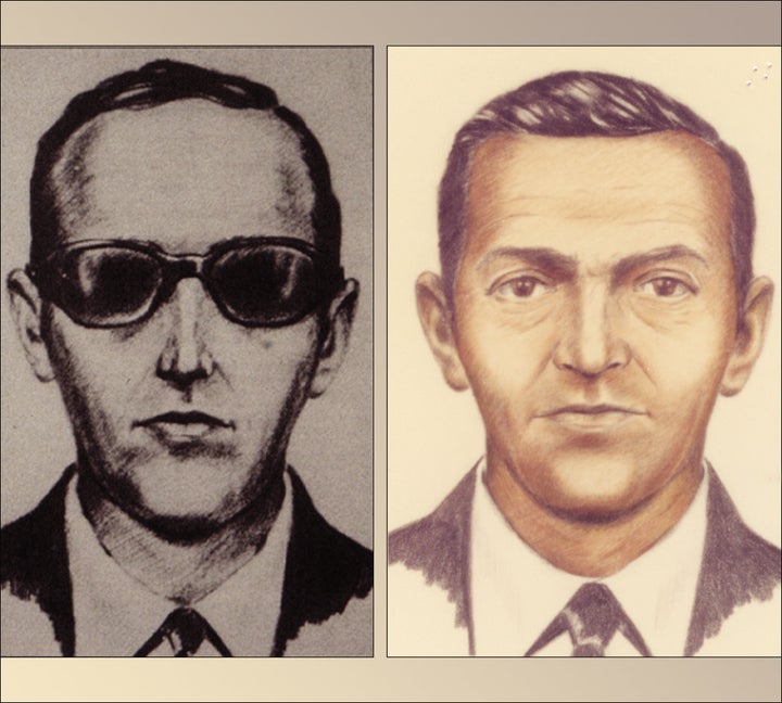 <strong>FBI sketches of a man calling himself DB Cooper, who vanished in 1971 with $200,000 in stolen cash after hijacking a commercial airliner</strong>