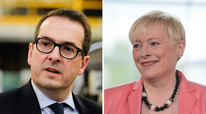 Owen Smith (left) and Angela Eagle (right) are challenging Corbyn