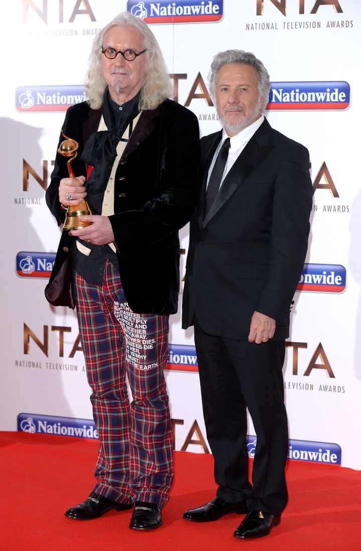 Billy with his great pal Dustin Hoffman at the NTAs earlier this year