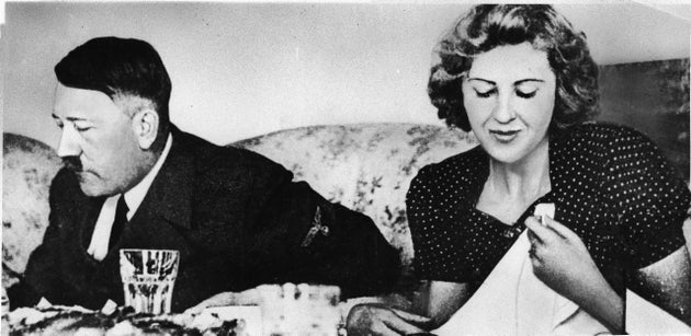 Officially, Hitler and Eva Braun committed suicide on 30 April