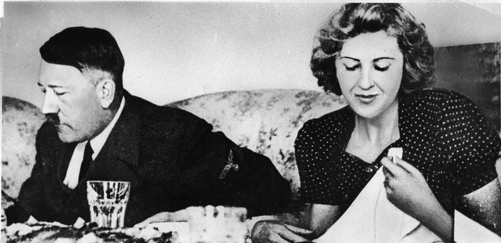<strong>Officially, Hitler and Eva Braun committed suicide on 30 April 1945</strong>