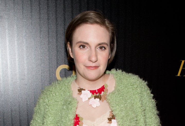 Lena Dunham on April 6, 2016, in New York City.