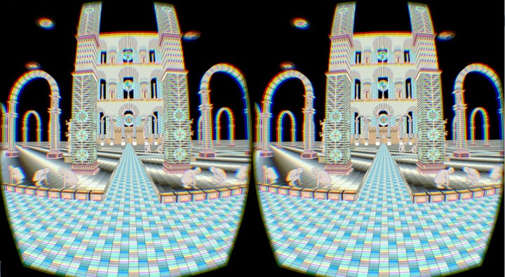 Screenshot, Ixian GateJess Johnson and Simon WardVirtual Reality animation with audio, 5:35Developer: Kenny SmithSound Design: Andrew Clarke