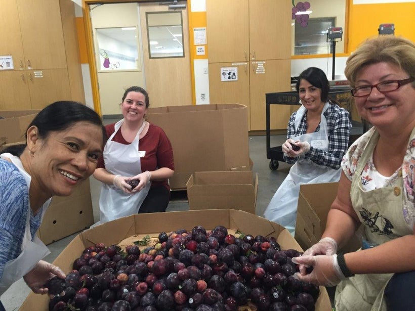 Left to Right; Polycom's Liza Johnson, Shelby Whitzel, Judy Ortega-Lee and Rose Alcantar
