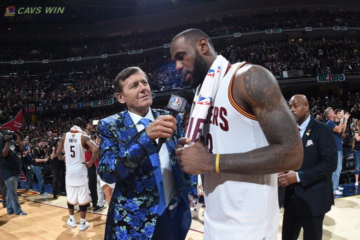 Sager's been reporting sports stories since 1972, but he had to wait until July 2016 to cover his first NBA Finals game. 