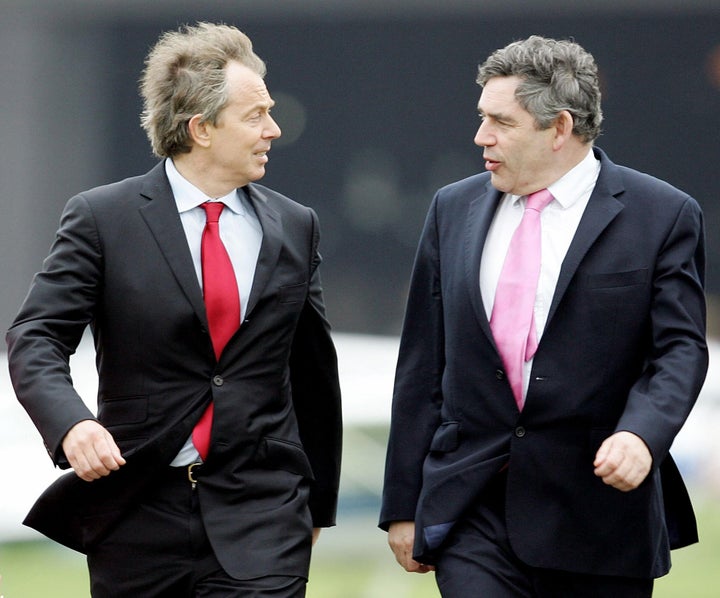 Tony Blair and Gordon Brown