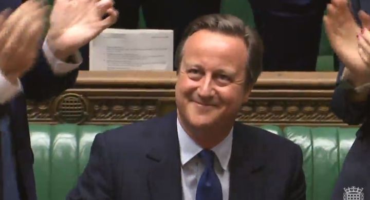 David Cameron's standing ovation at his final PMQs