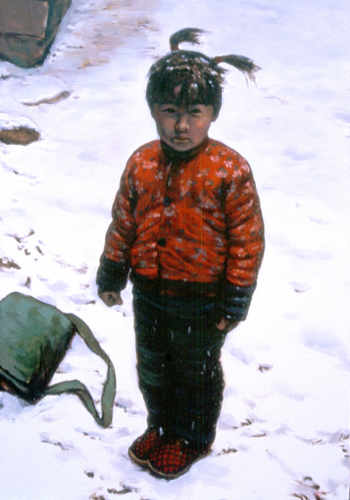 Nan Liu, <i>Sha Sha from the TaiHang Series</i>, Oil on canvas 