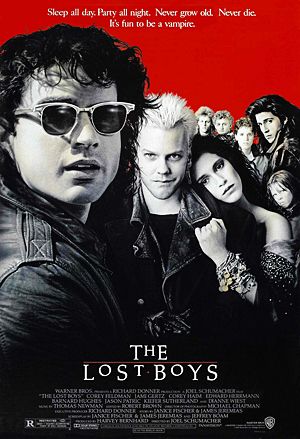 The poster from the Original Lost Boys film