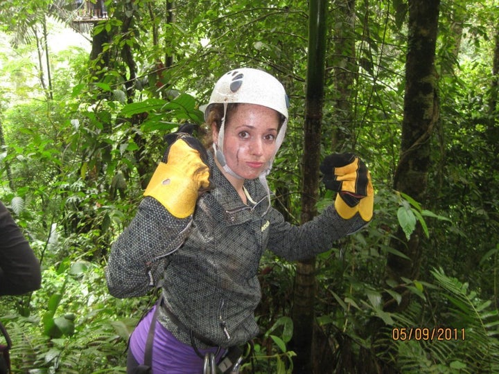 Facing fears zip lining through the jungles of Costa Rica!