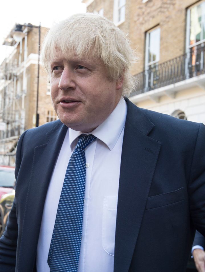 Newly appointed Foreign Secretary Boris Johnson