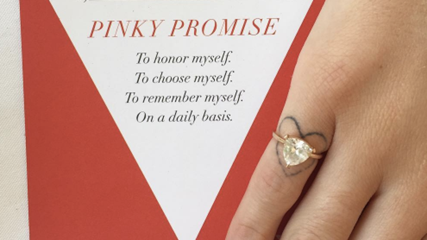 Women Are Proposing To Themselves With Self Love Pinky Rings