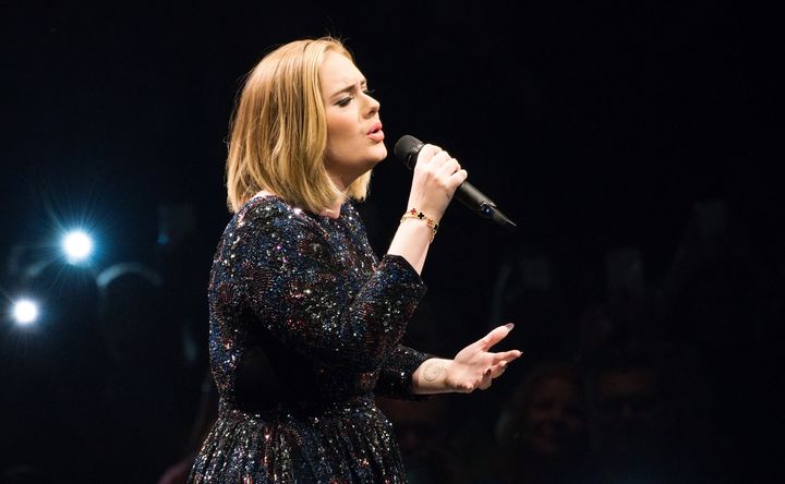 CHICAGO, IL - JULY 10: Adele performs at United Center on July 10, 2016 in Chicago, Illinois.