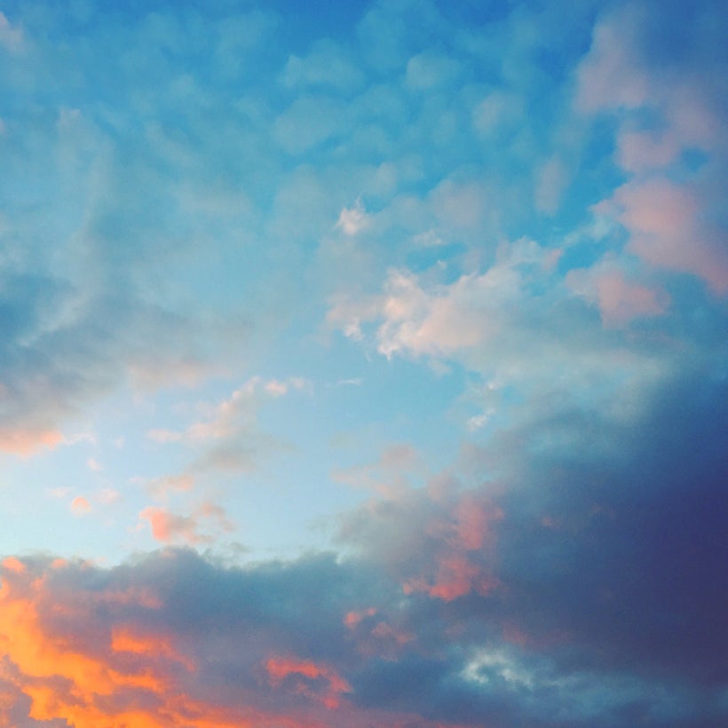 Sunset clouds. Another day in our lives coming to an end, a new one just beginning.