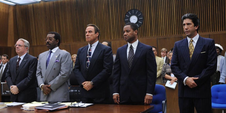 Part of the cast from "American Crime Story"