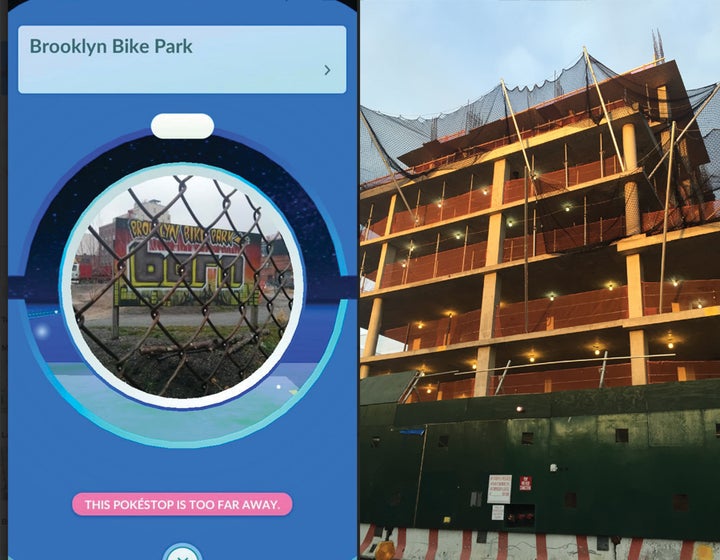 Brooklyn Bike Park Pokéstop / Domino Sugar development