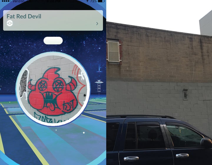 Fat Red Devil Pokéstop / New housing coming soon