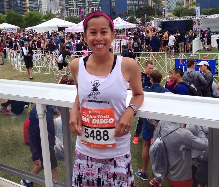 Hile at the San Diego Rock 'n' Roll Marathon & Half Marathon.