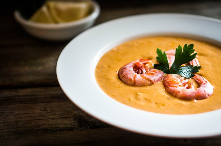 Trying seafood for the first time? Eating it as part of a bisque can be a good way to ease into it, McComsey believes.