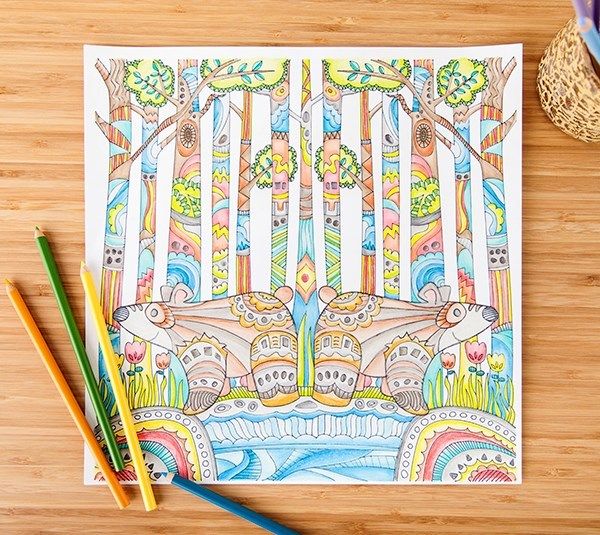 Can’t find what you want in a coloring book? Now you can make your own coloring page