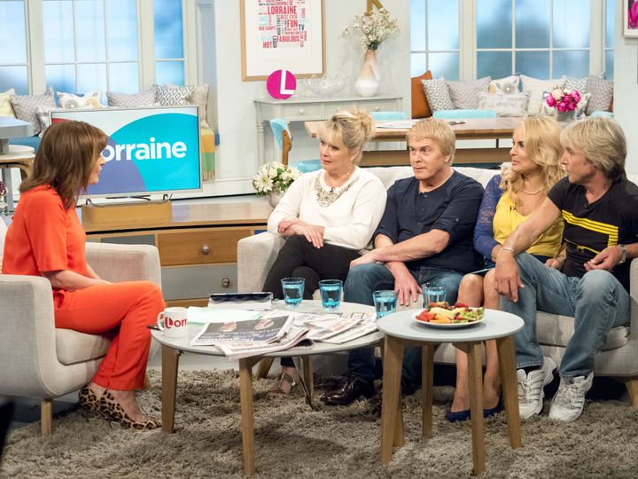 Cheryl appeared on Friiday's 'Lorraine' with her Fizz bandmates