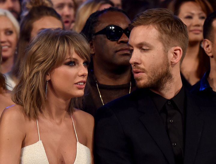 Taylor and Calvin in happier times