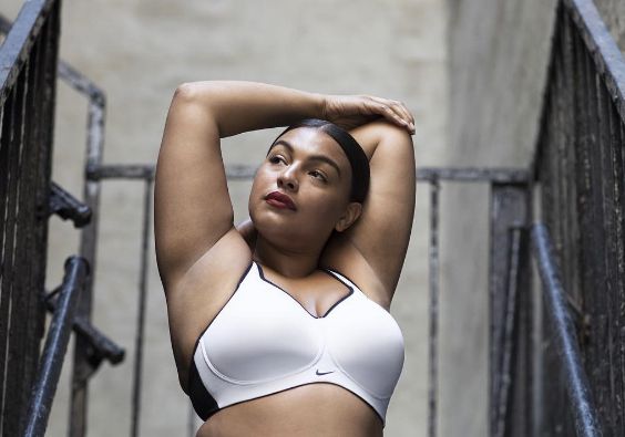 plus size model nike