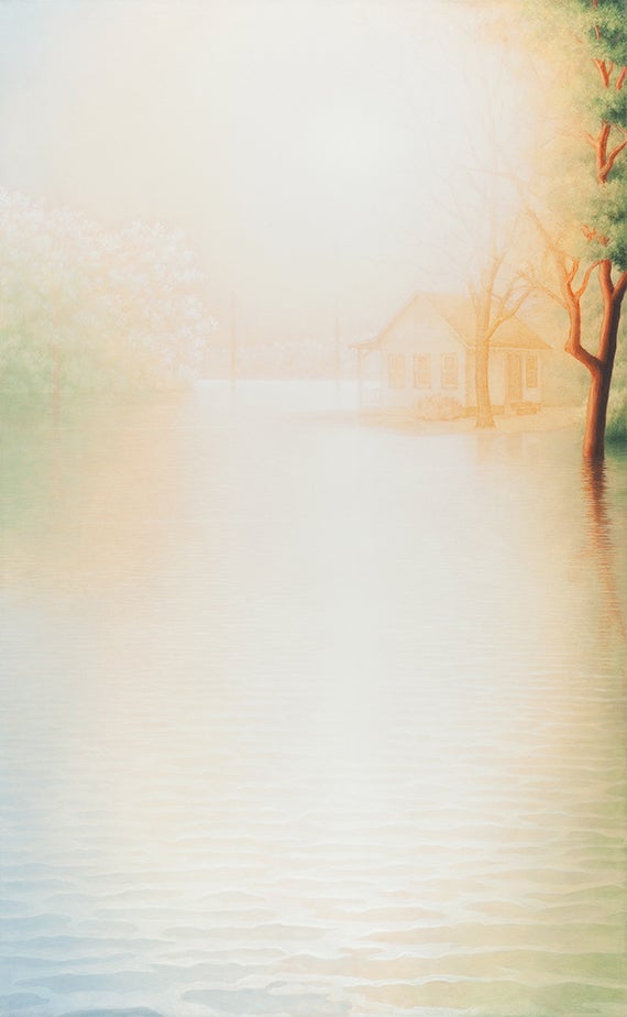 Marina Moevs, <em>Flood VI</em>, 2011-12, oil on canvas, 78” x 48”