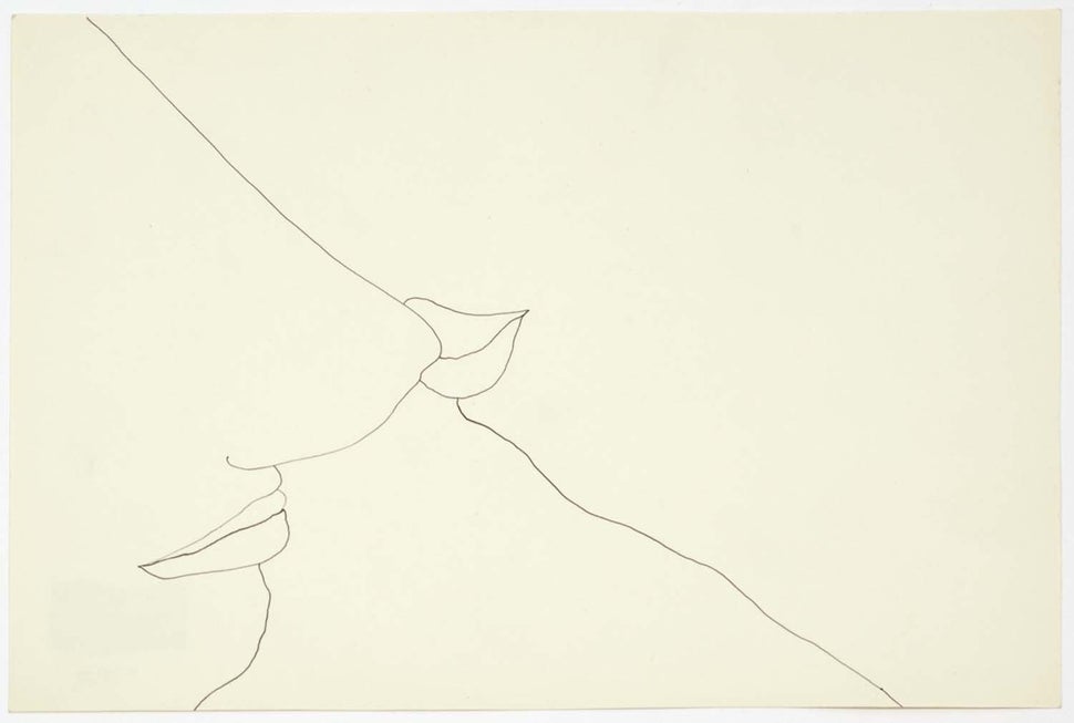 Quelques minutes, 1972, ink on paper.