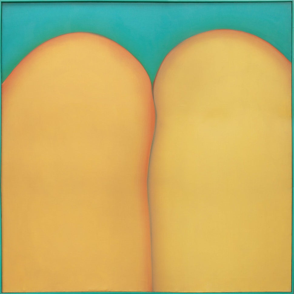Bribes de corps, 1973, oil on linen.
